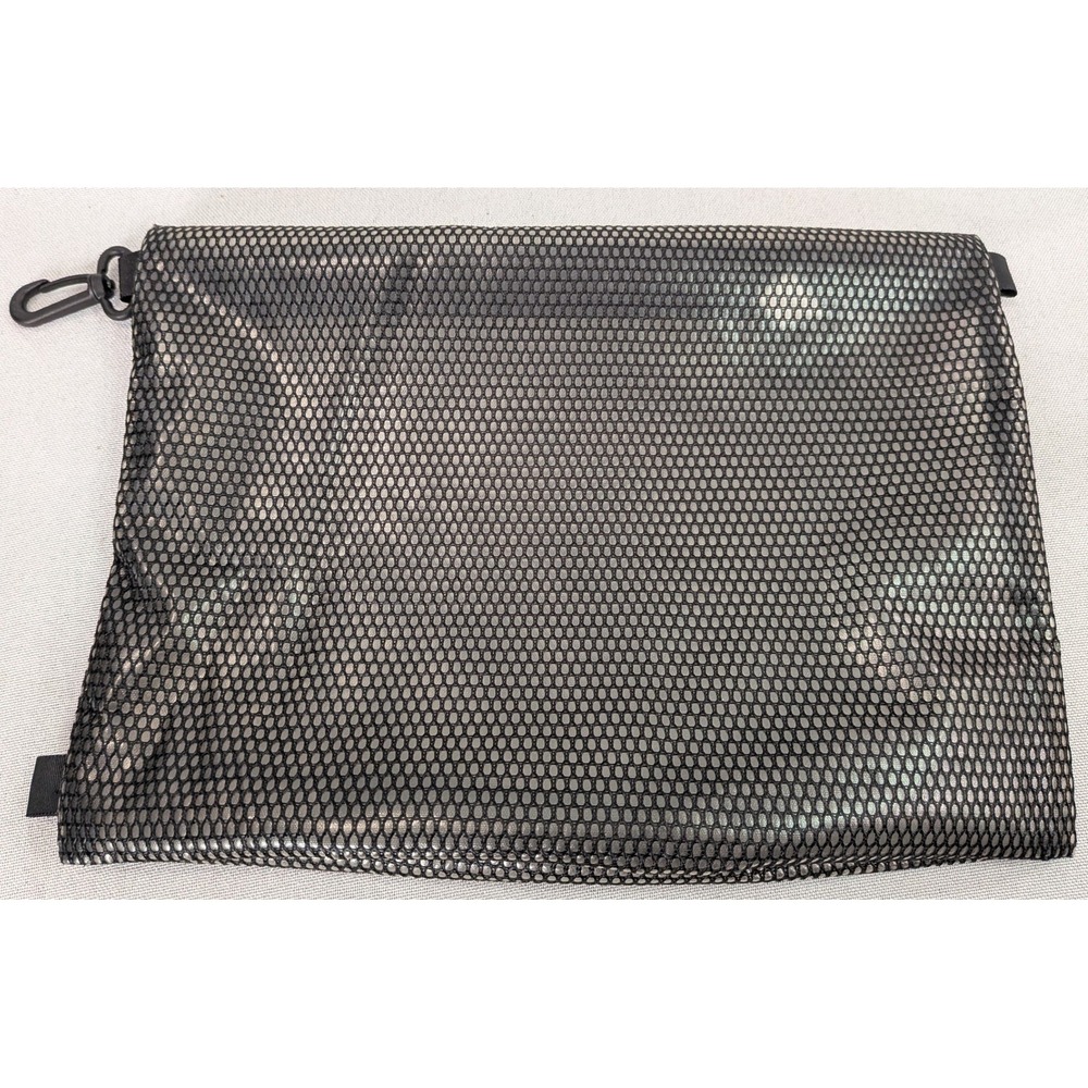 Eagle Creek Travel Organizer Pouches Set of 3 Black Mesh Excellent Zipper Clips - Picture 8 of 11